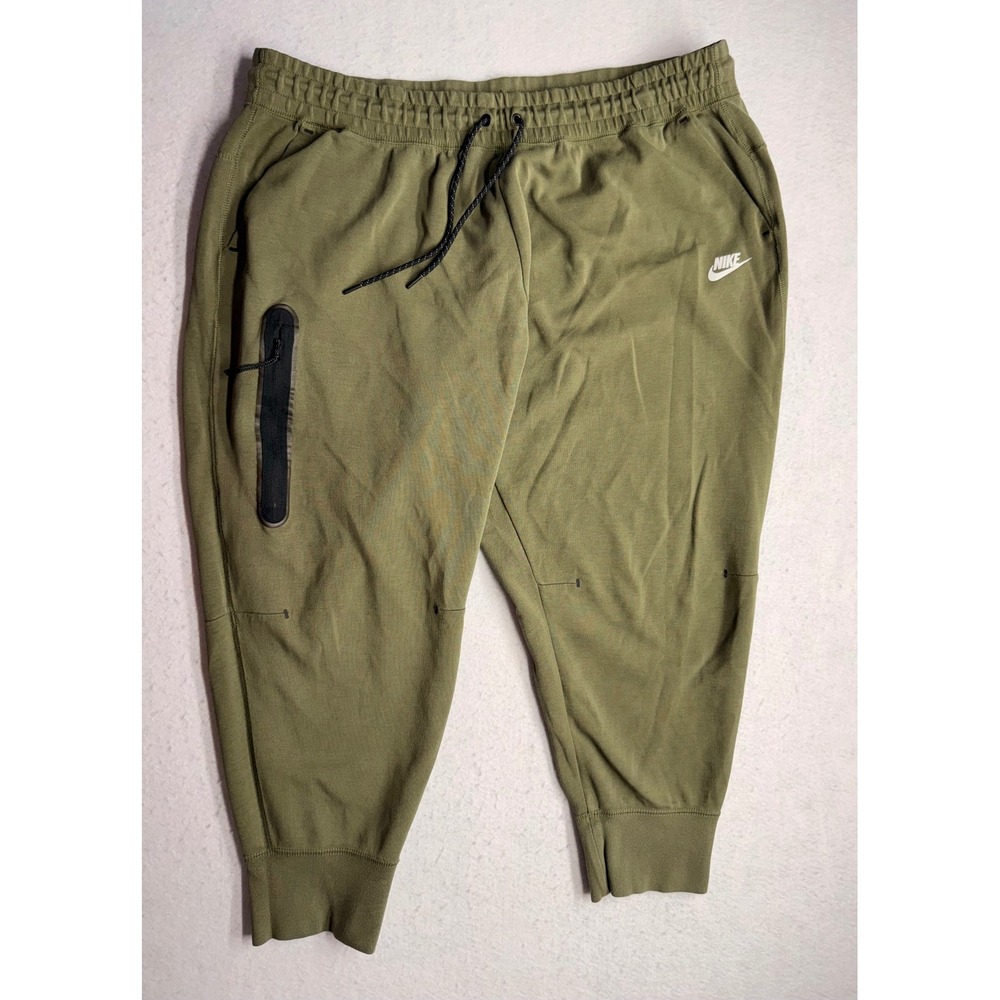 Nike Sportswear Tech Fleece Joggers Olive Green DA2043-222 Womens 2X